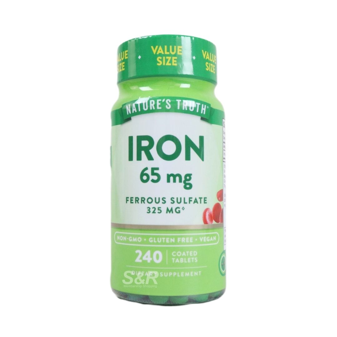 Nature's Truth Iron 65mg 240 tablets